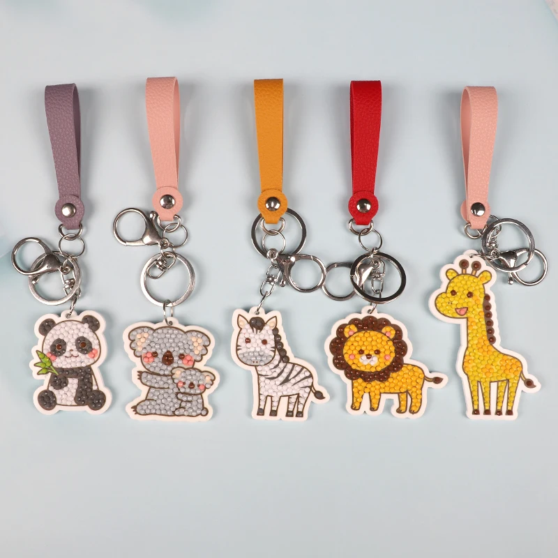 DIY 5D Diamond Paintings Keyholder Custom Acrylic Keychain