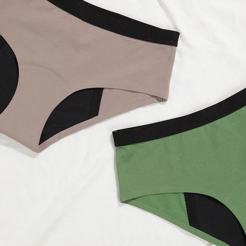 INTIFLOWER P0004 Cotton plus size reusable leakproof 4 layer culotte menstruelle period panties heavy flow menstrual for women