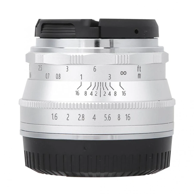  Объектив камеры APSC 35 мм F1.6 FX M43 EOSM для SONY NIKON Olympus