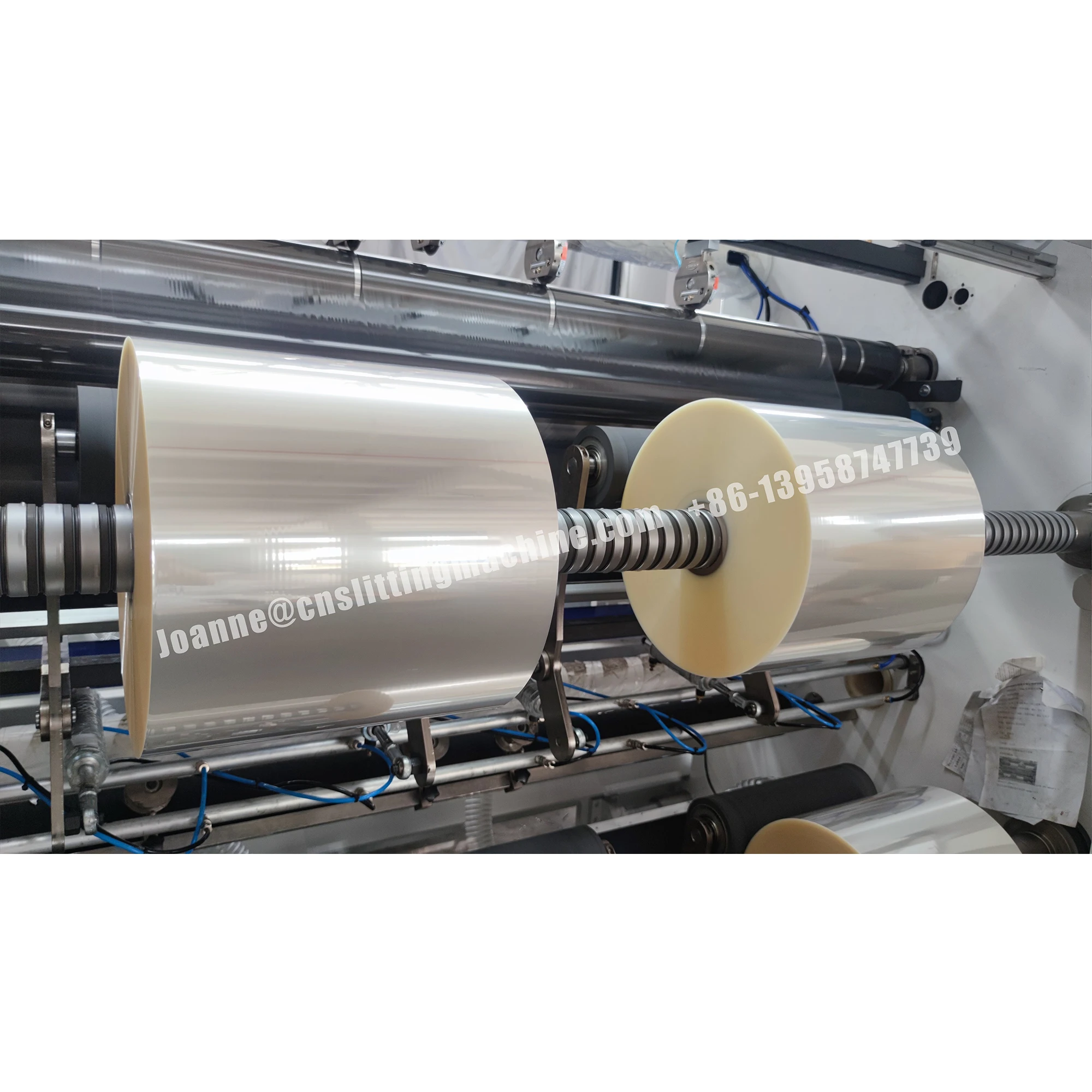 Automatic PLC Control PET/OPP/CPP/PE/PS/PVC Optional film Separator film  Slitting Rewinding Machine with 600m/min