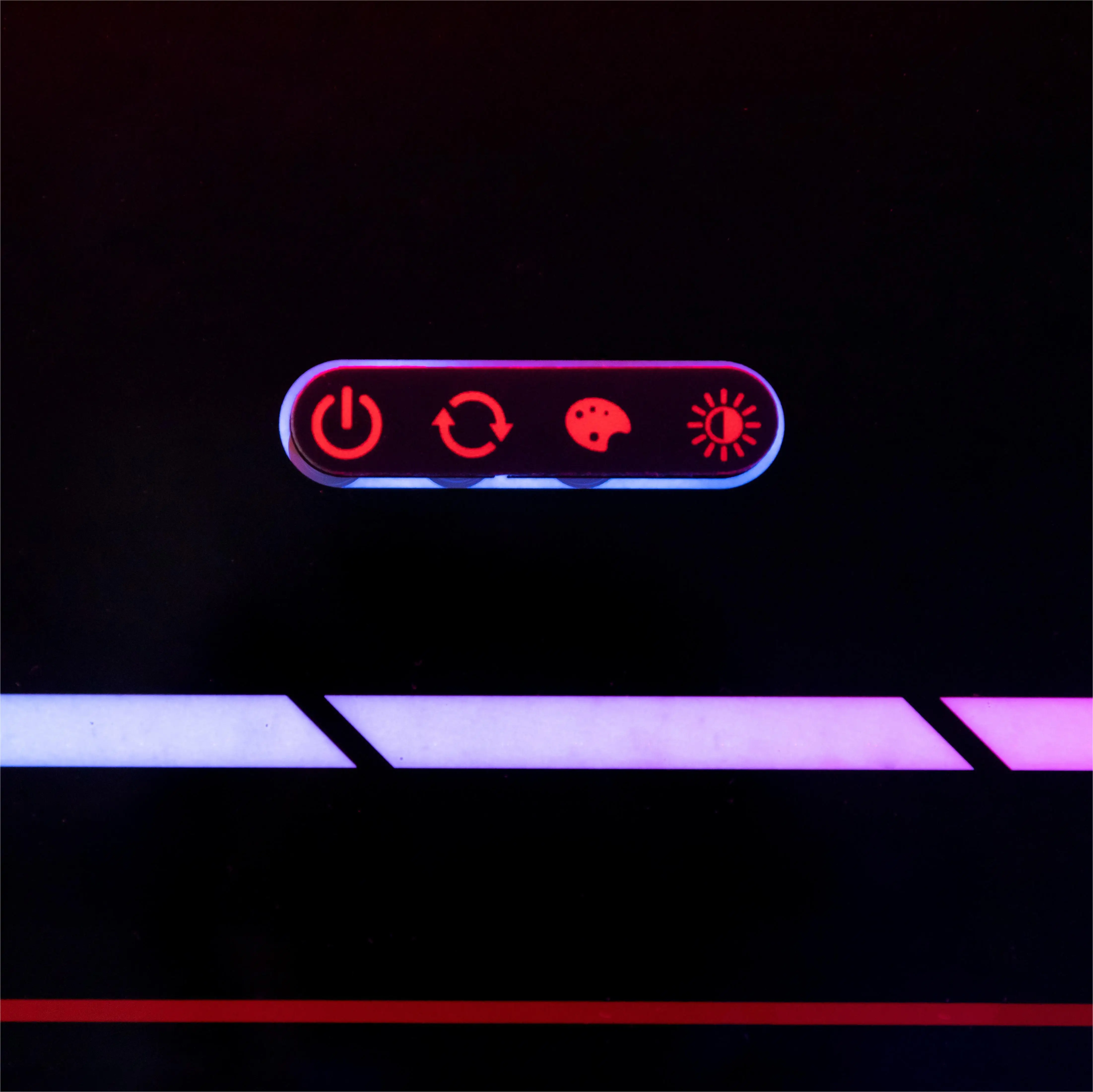 Bluetooth колонки RGB световые полосы игровой стол с регулируемой высотой офисный стеклянный Настольный компьютер rgb