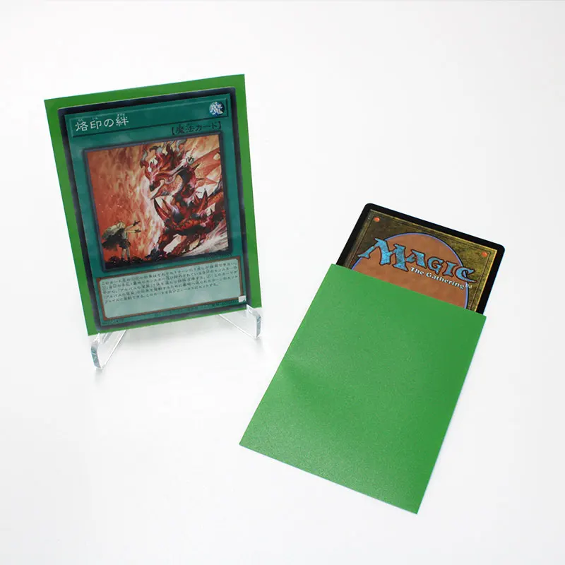 Matte Card Sleeves Easy shuffle The Deck Premium Yugioh TCG MTG Gamegenic Japanese Double Outer sleeve