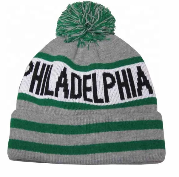 Hat Washington Usa City Name Pom Hat/ Whole sales Adult Knit Winter Beanie/knitted toque