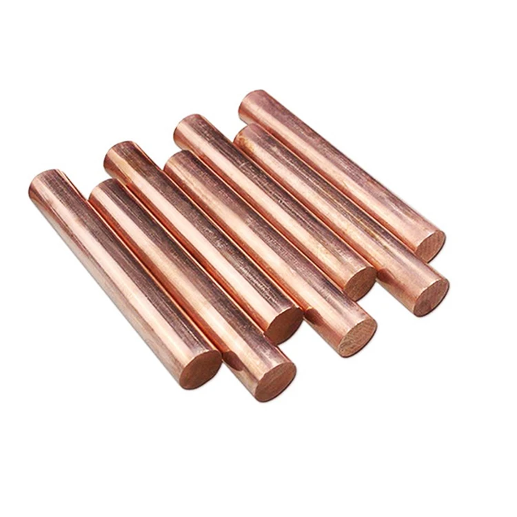 Manufacturer High Quality Copper Rod Super Pure Copper Brass Rod Round Flat Copper Bar