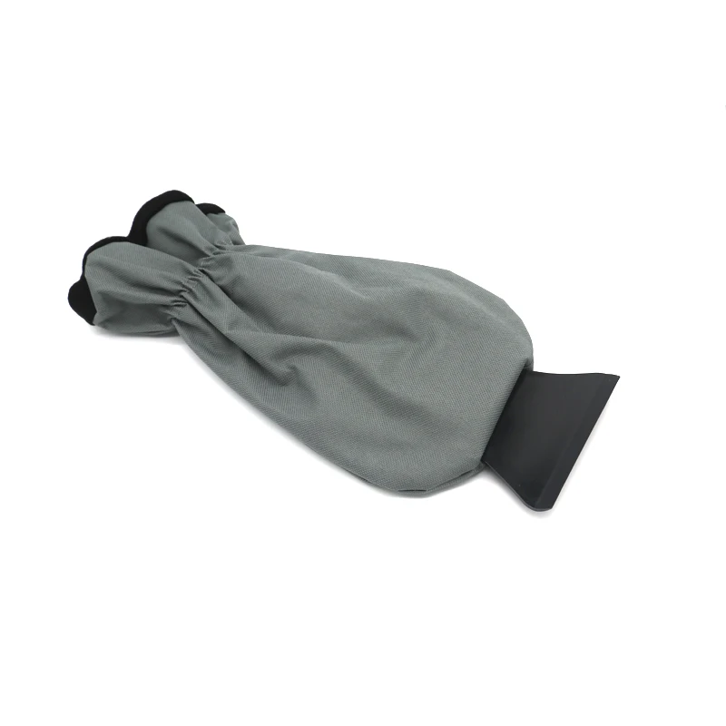 Waterproof Windshield Car Snow Cleaner and Ice Scraper with Warming Thick Fleece Oversleeve