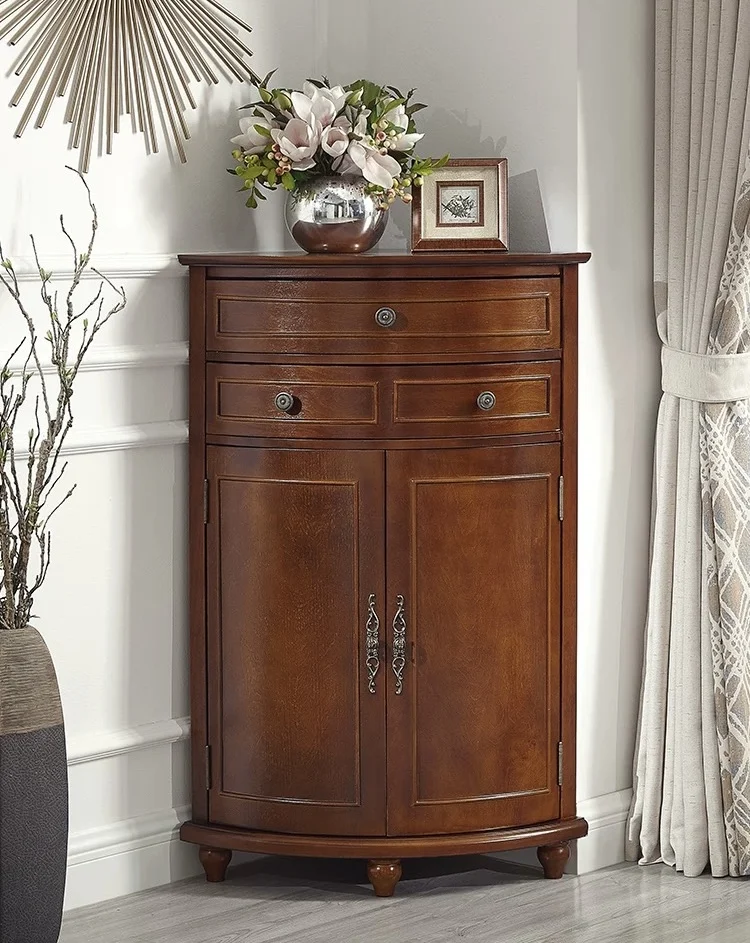Newest Modern Design Corner Wood Cabinet Home Furniture