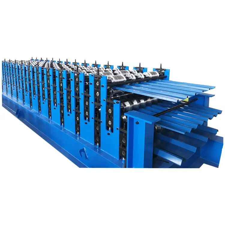 Layer Roll Forming Machine Three Layer Roll Panel Aluminium Zinc Complete Sheet Metal Tile Making Roof Forming Machine