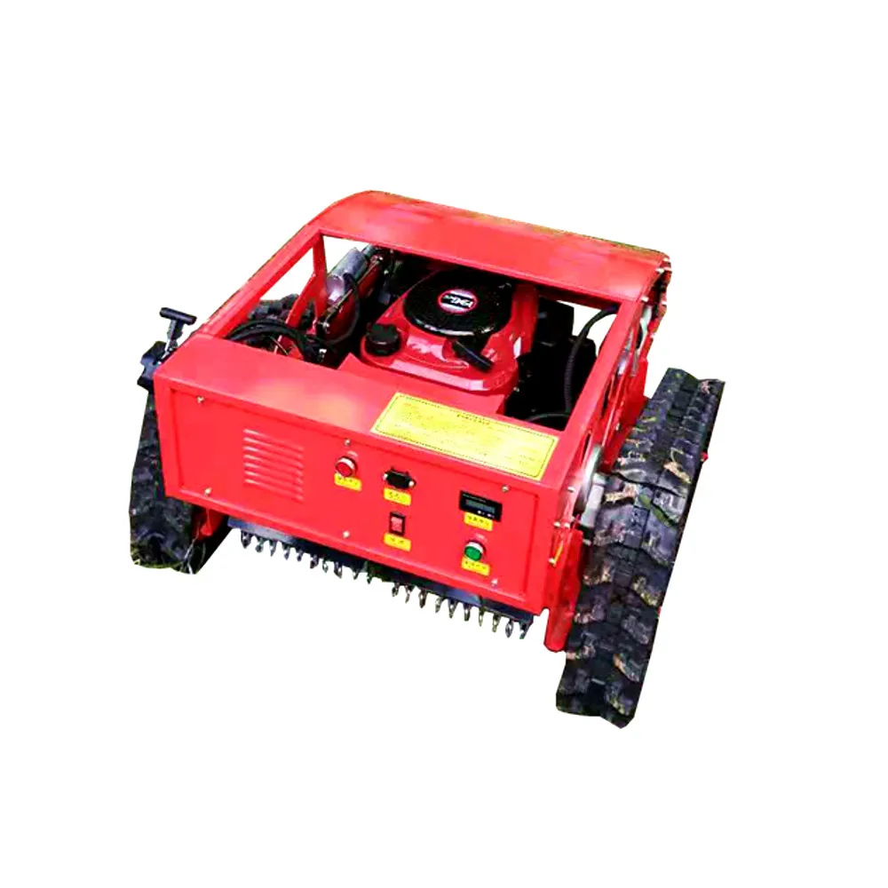 Cheap remote control lawn mower gasoline 7.5HP lawn trimmer lawn mower