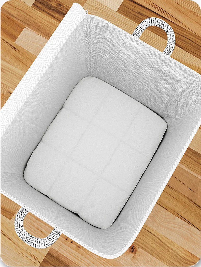 Multifunction Fabric Storage Bag, Bedroom Quilt, Clothes Storage Box For Closet Gift Book Fabric Toy Storage Box