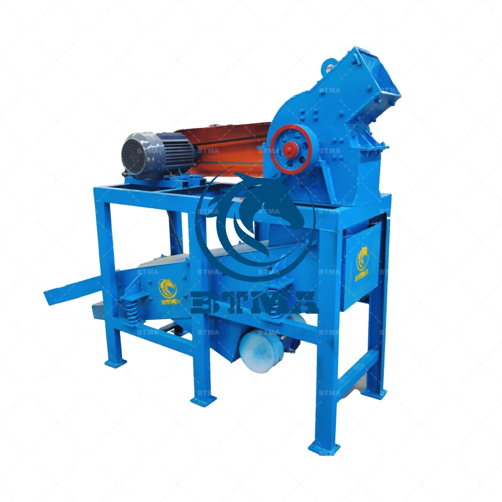 Best selling small  hammer crusher with vibrating screen pc200X300 construction brick rock hammer crusher