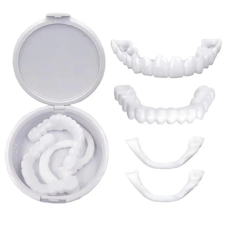 Beauti Snap On Denture Silicone Cover Plastic Whiten Dental teeth upper lower false teeth cover snap on teeth veneers dental