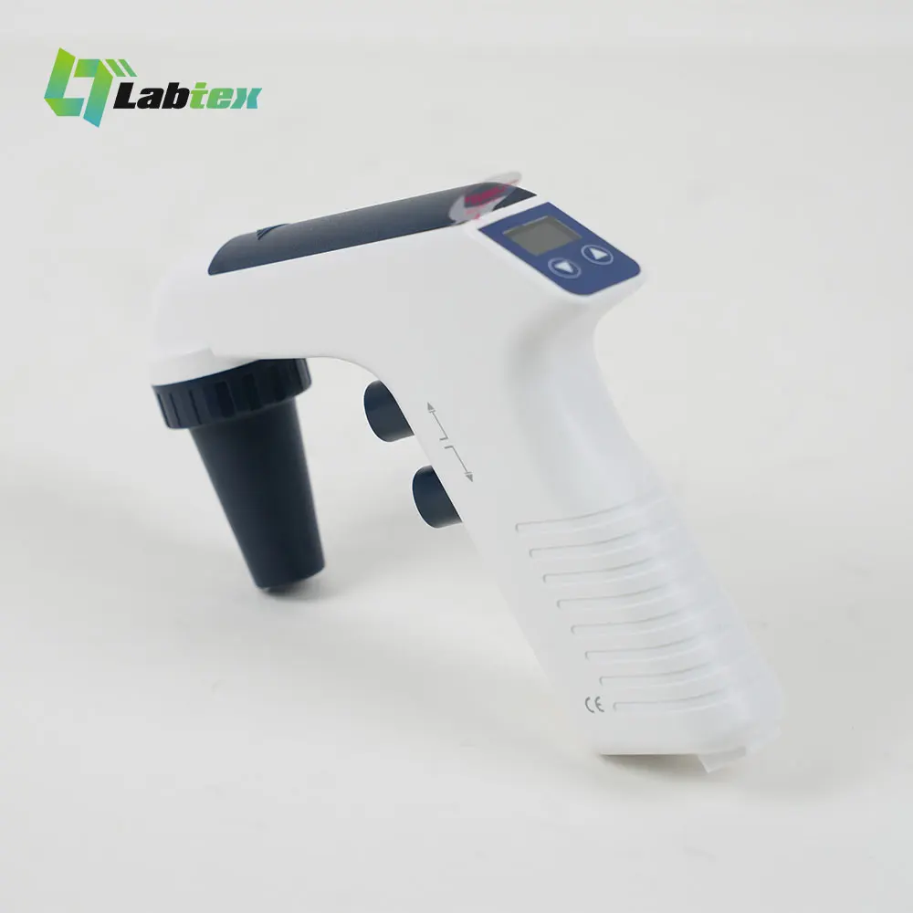 LABTEX Electronic Pipette Filler Large Capacity Levo Plus 0.1-100mL Large LCD Display Pipette Transfer