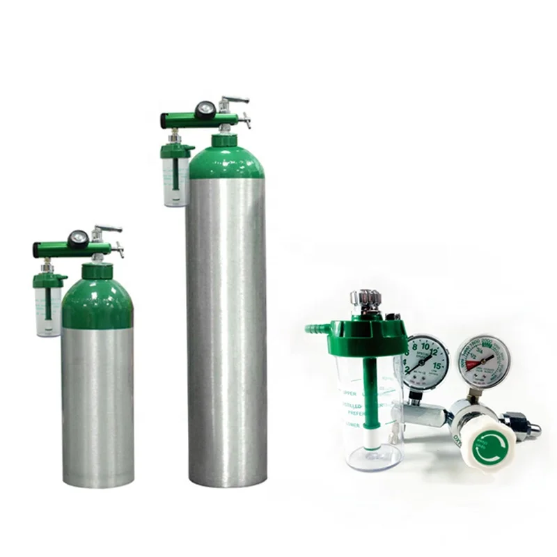  High Pressure Oxygen Medical Cylinder Aluminum CO2 Compressed Gas