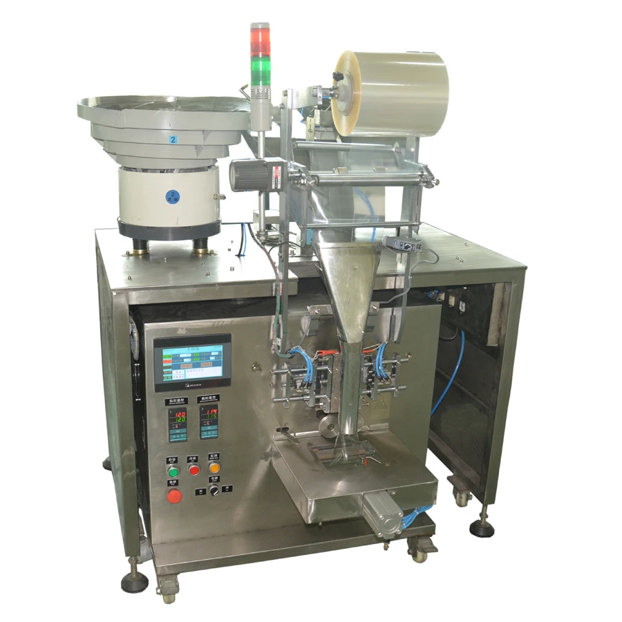 Custom screw bolt nut ring  packaging machine auto pouch sachet packing and filing machine