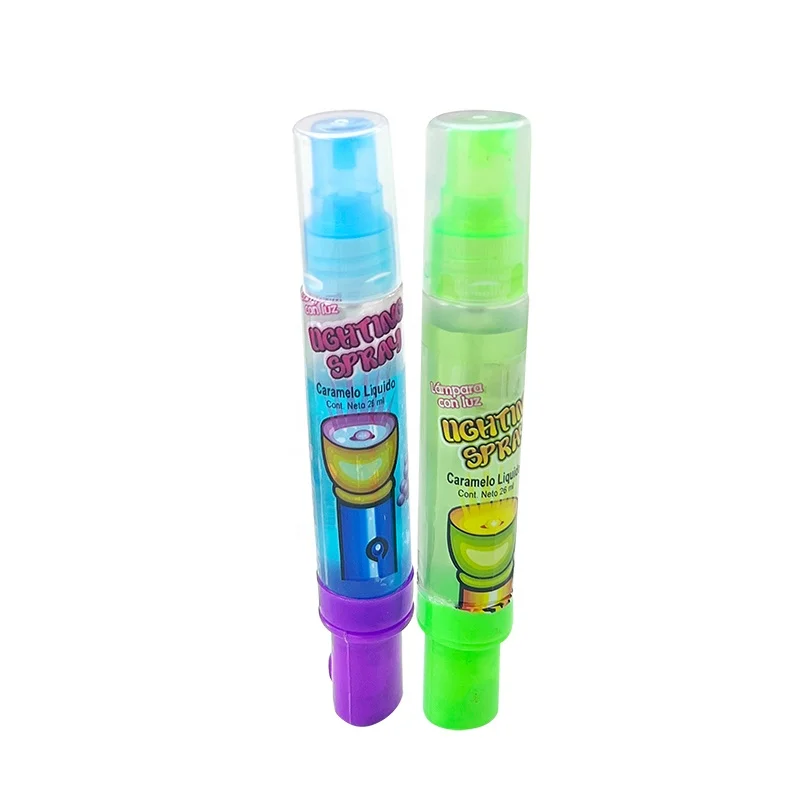 Lighting spray liquid candy sour sweet candy supplier