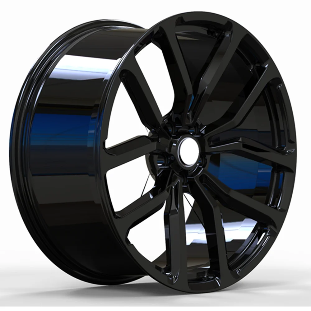 20 21 22 inch forged wheels gloss black 6061T alloy wheels for Land Rover 5x120 5x108 car wheels