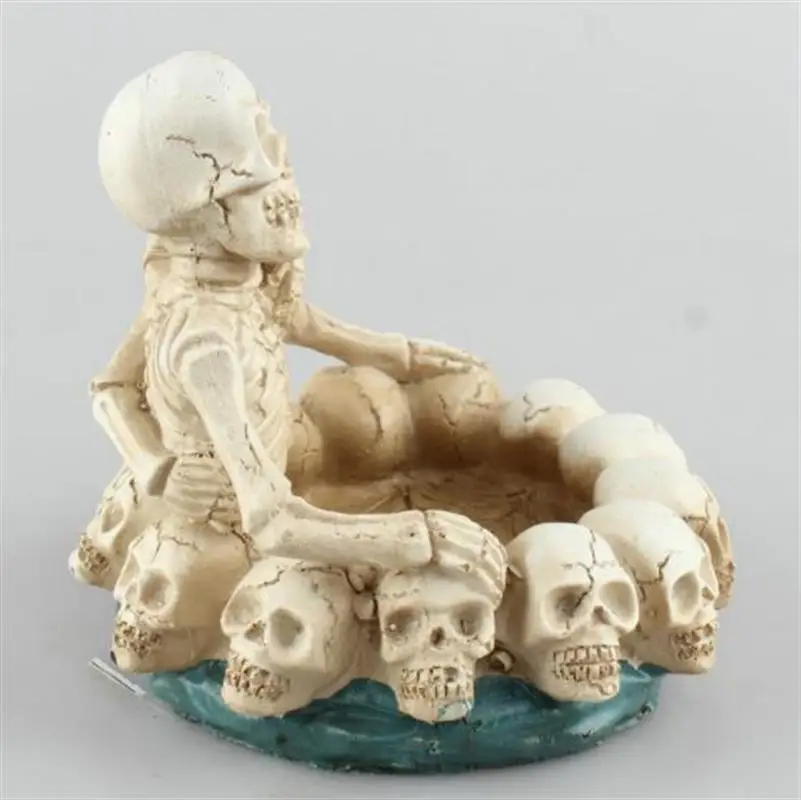 Creatively bone head Shape Resin Ashtray for Decoration