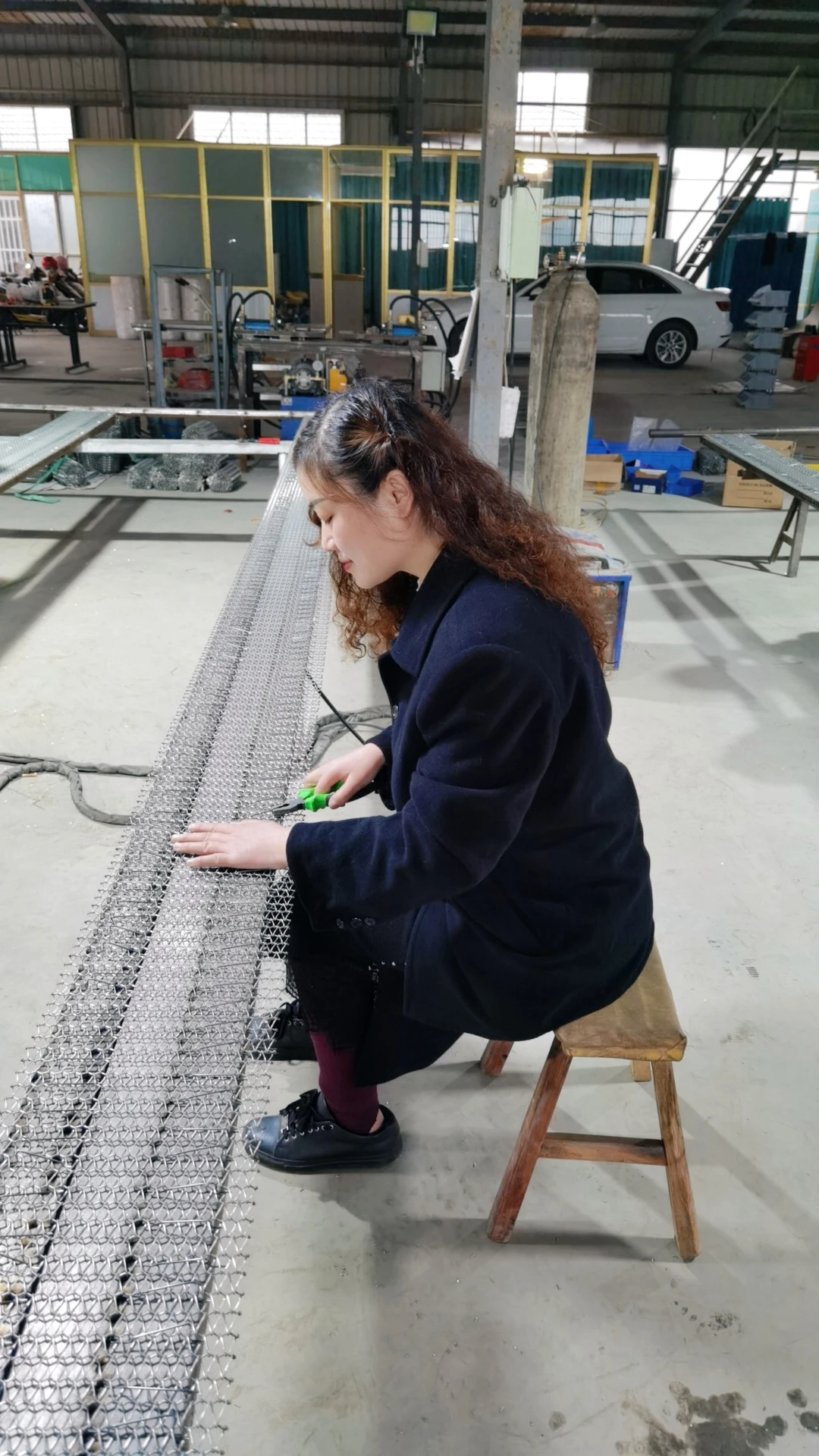 Manufacturers spray dryer mesh belt 2080 thimble bracket solar sintering furnace mesh belt