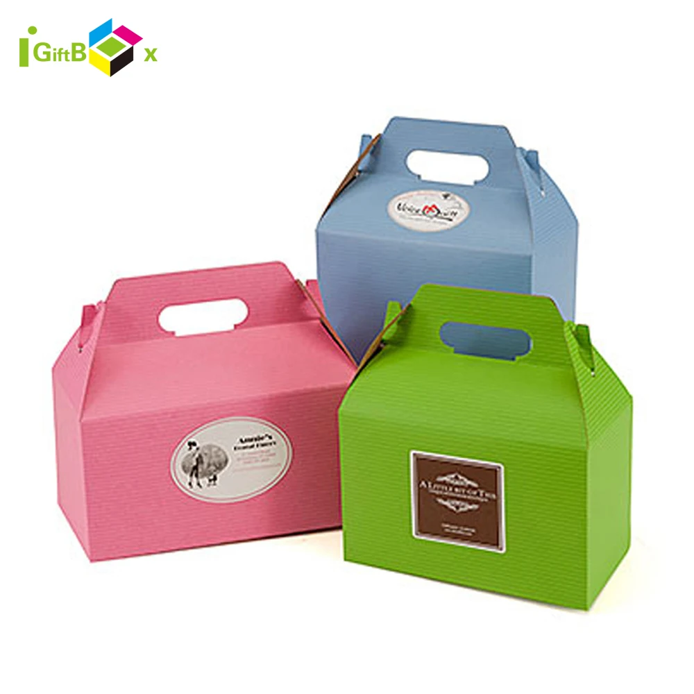 Custom printed corrugated packaging box portable carton for wine