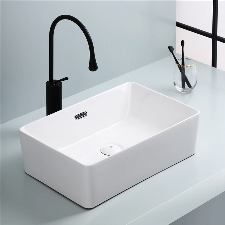 Classic design countertop handrinse sink ceramic wash art basin for bathroom