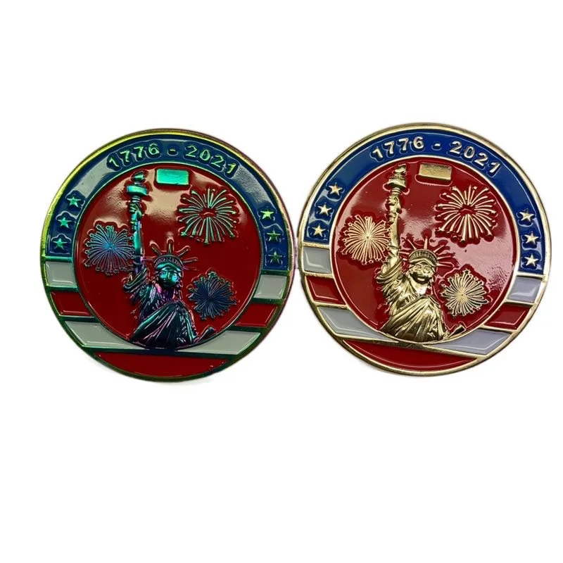 Custom Cheap Price High Quality Antique Bronze Rainbow copper silver gold challenge Coin