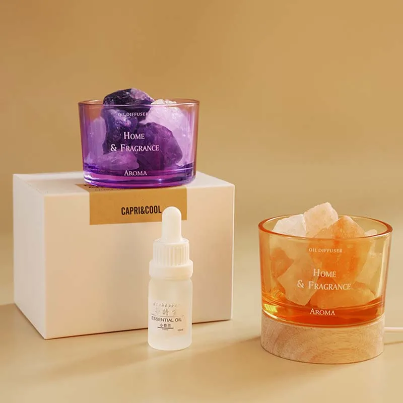 Colorful Glass Fragrance Stone Set Home Fragrance Diffuser Decorative Fragrance Stone