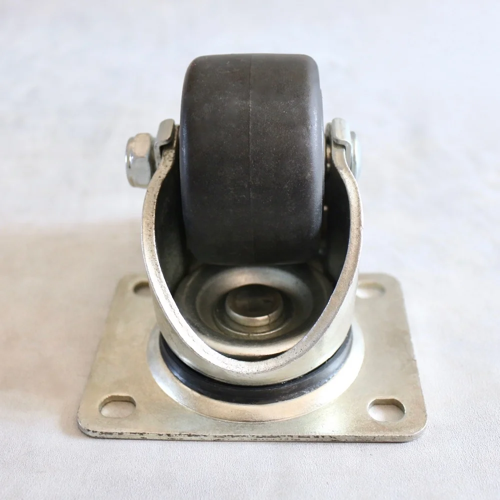 SS Business Mask Machine Low Profile Caster Wheel 2.5 inch