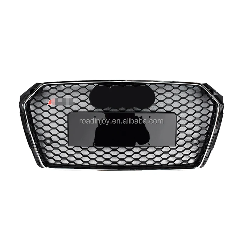 
front grill for Audi A4 S4 B9 change to RS4 style chrome frame auto spare part front grille 2017-2019 