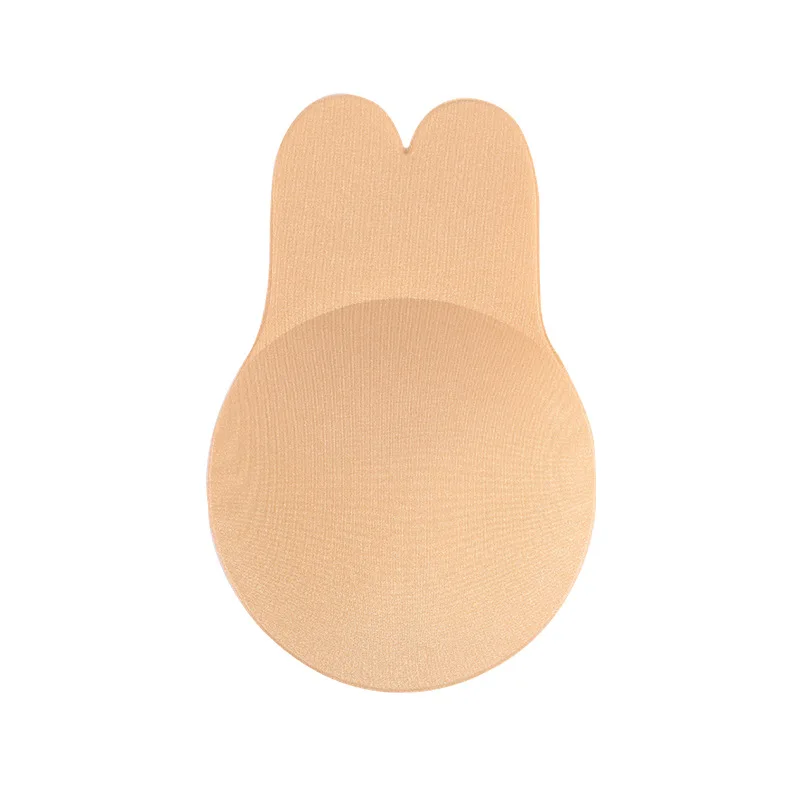 Reusable Push Up Invisible Bra Adhesive Breast Lift Up Tape Rabbit Cache Teton 2pcs/pair Silicone Nipple Cover Pasties Stickers