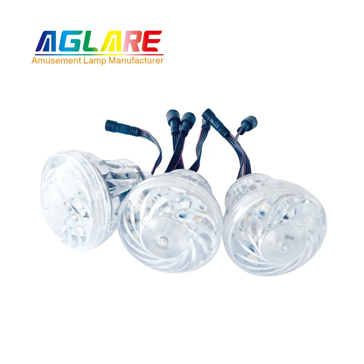 Aglare Cabochon LED 60mm 18 Leds DC24V Rgb LED Dmx Light Amusement Light Pixel Light