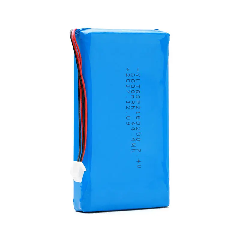 Manufacture Wholesale Price Rechargeable Lipo 2S1P lithium li ion polymer battery pack 7.4v 6000mah