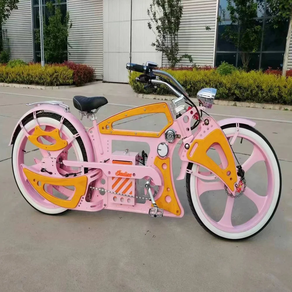 Factory supply vintage cafe racer classic E-motorcycle Electric bicycle(TF-E003)