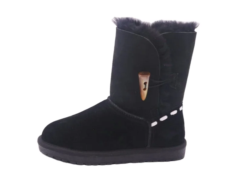 2022 new fashionable custom  Warm suede fabric  women Waterproof Furry shoes snow boots for women