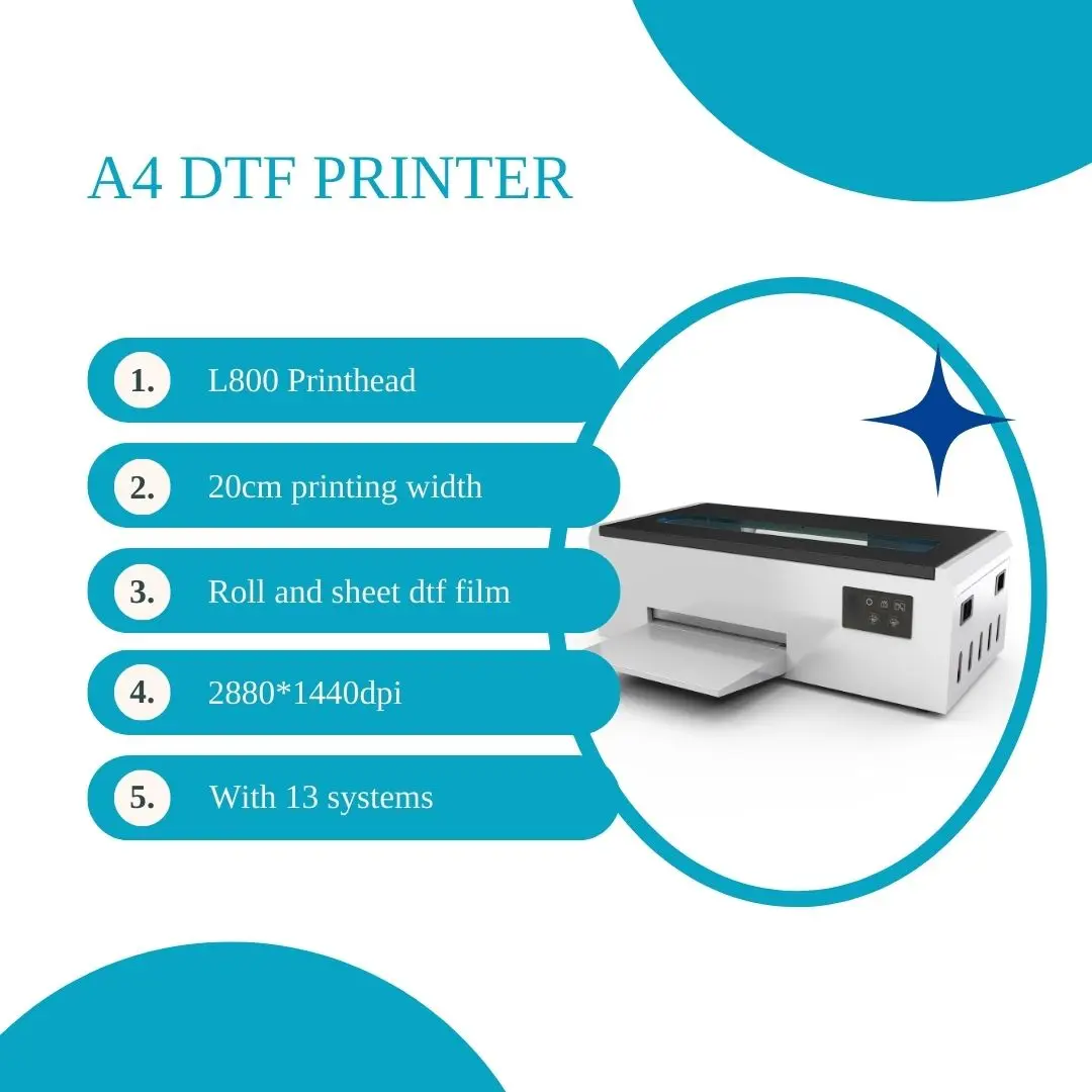 Desktop Epson L805 Printer A4 Fabric Printing Machines For Small Businesses