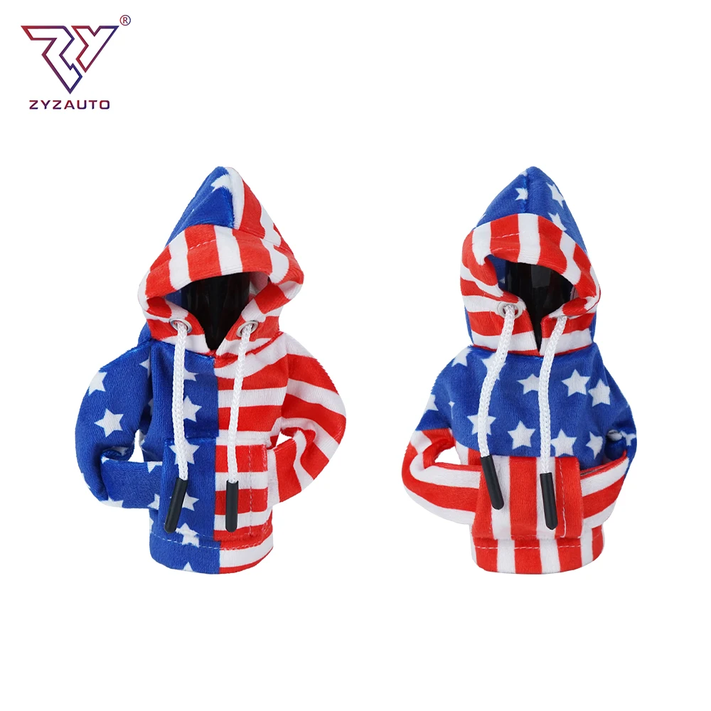 ZY Car Interior Accessories Fashion Hoodies Car Gear Shift Knob Mini Hoodie Car Gear Shift Cover Hoodie