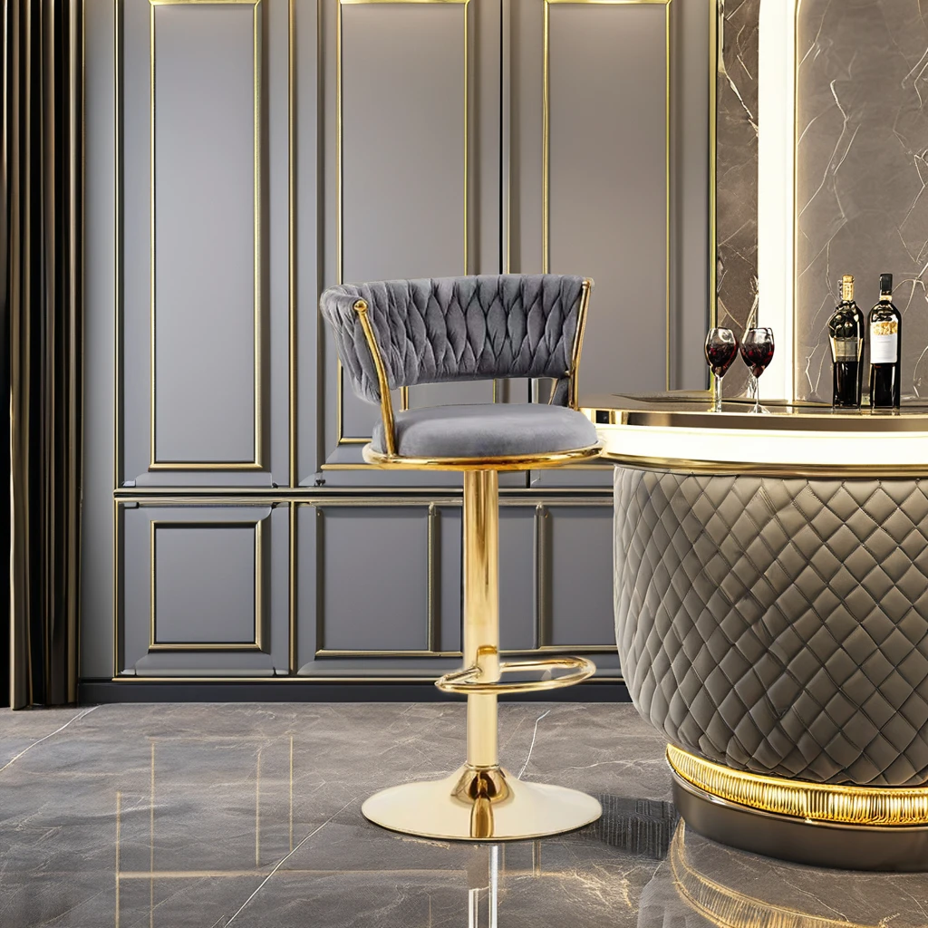 Modern Design Swivel Lift Chair for Outdoor or Living Room Use-Beauty Stool Home Bar Chair or Outdoor Bar Stool