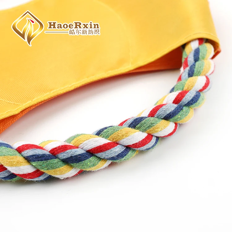 Hot sale OEM outdoor sport game custom soft funny fabric dog toy flying disc for playing