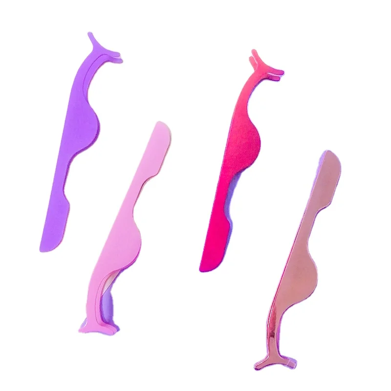 High Quality Label Accessories Strip Kids Tip Extensions Eyelashes Eye Lashes fiber tip lash tweezers tweezers lash extens