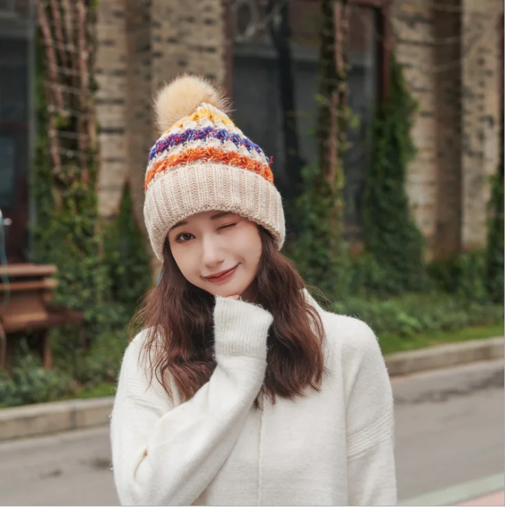 2021 New Arrival Wholesale Fashion Custom Acrylic Knitted or Jacquard Winter Hat with logo