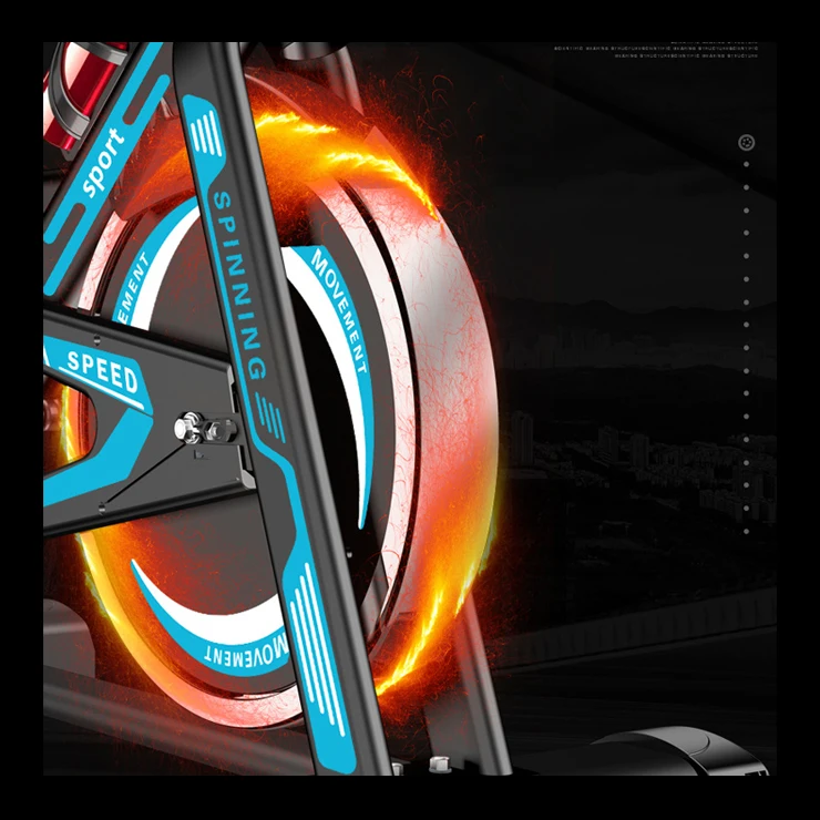 Exercise equipment can be moved to adjust the household variable speed exercise bike