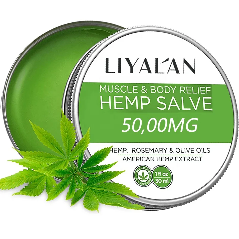 Оптовая продажа с фабрики LIYALAN фирменная торговая марка обезболивающий противовоспалительный бальзам конопли 20000
