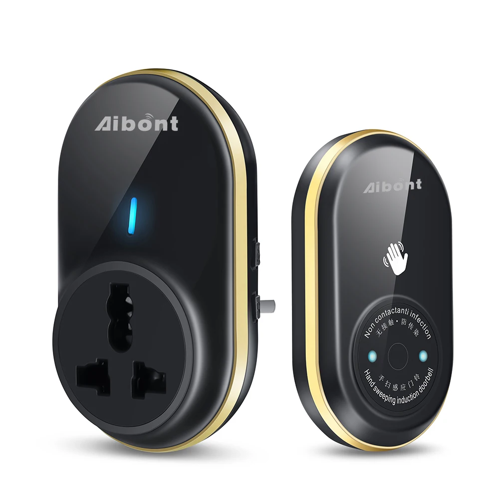Oem Smart Door Bell Home Waterproof Wireless Doorbell Security With Led Flashing Indicator For Home Villa Office Apartment