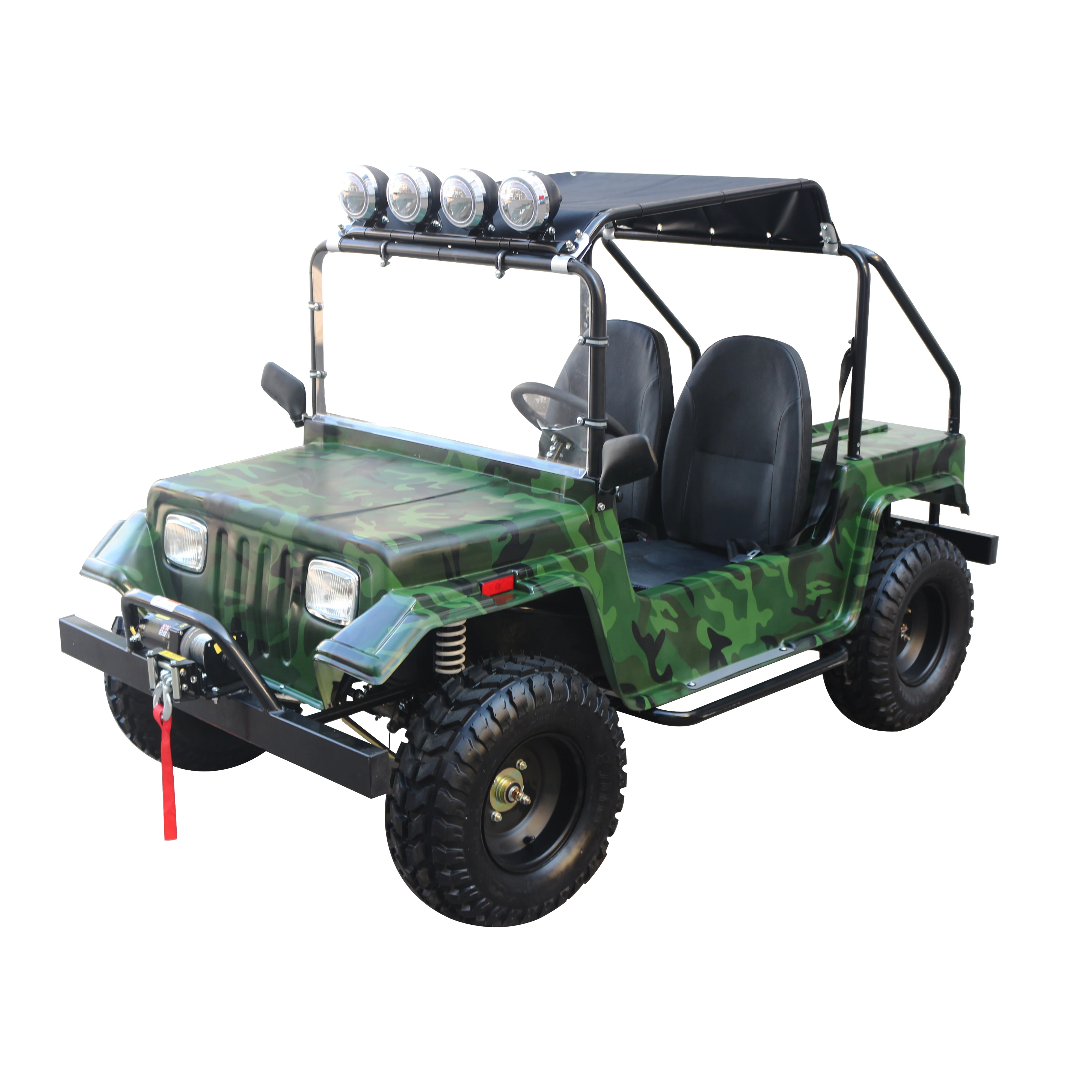 Wholesale Cheap Price 150cc Mini Jeep Willys Automatic Sides by Sides 4X4 UTV Jeeps for Sale