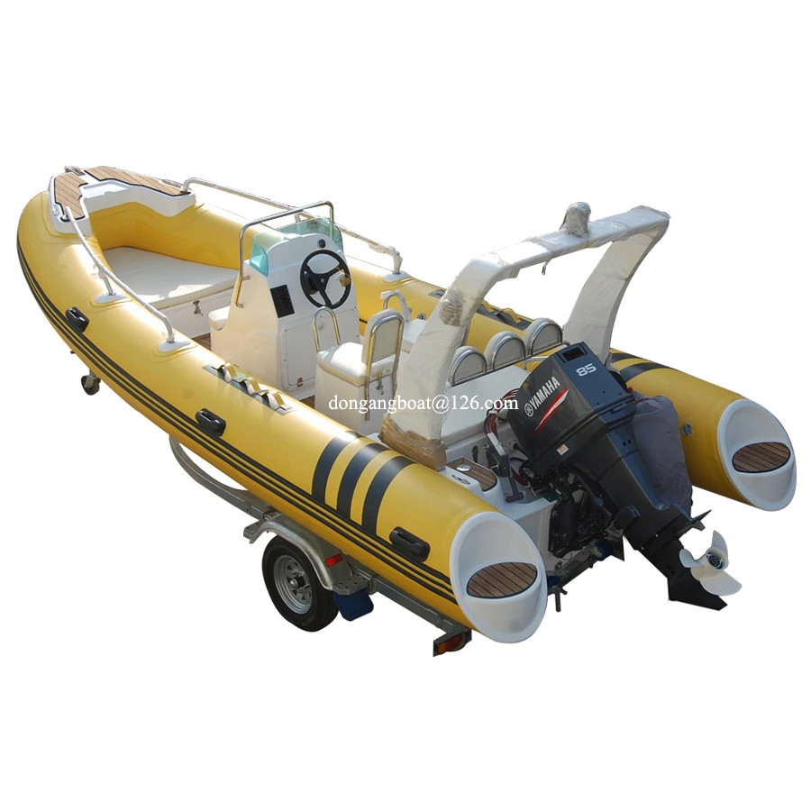 520 inflatable rib fiberglass fishing boat onboard dream tubular aquascan ribs passenger boat