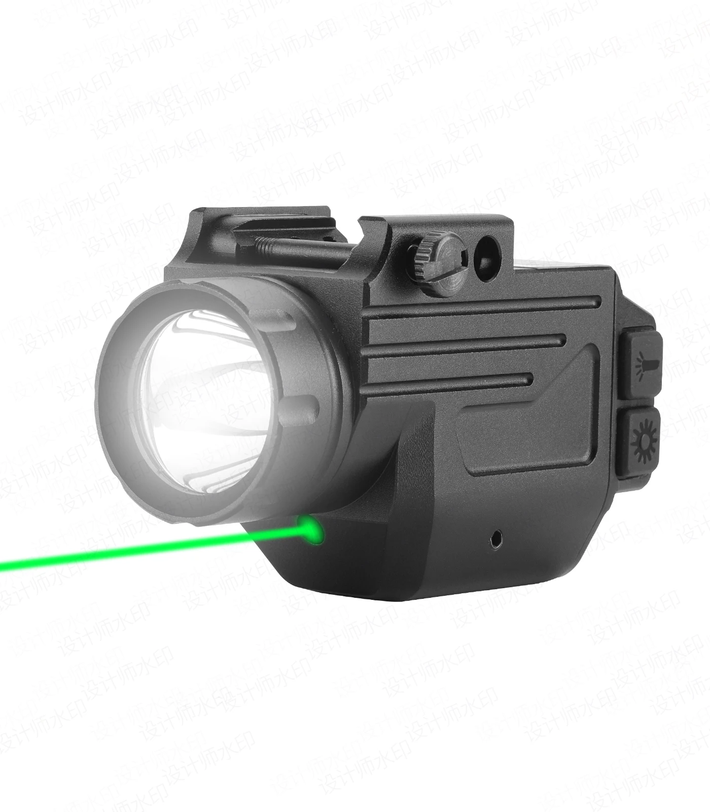 Compact Green Laser Sight LED Flashlight with 20-21 mm standard for  Hunting Accessories.green laser sight