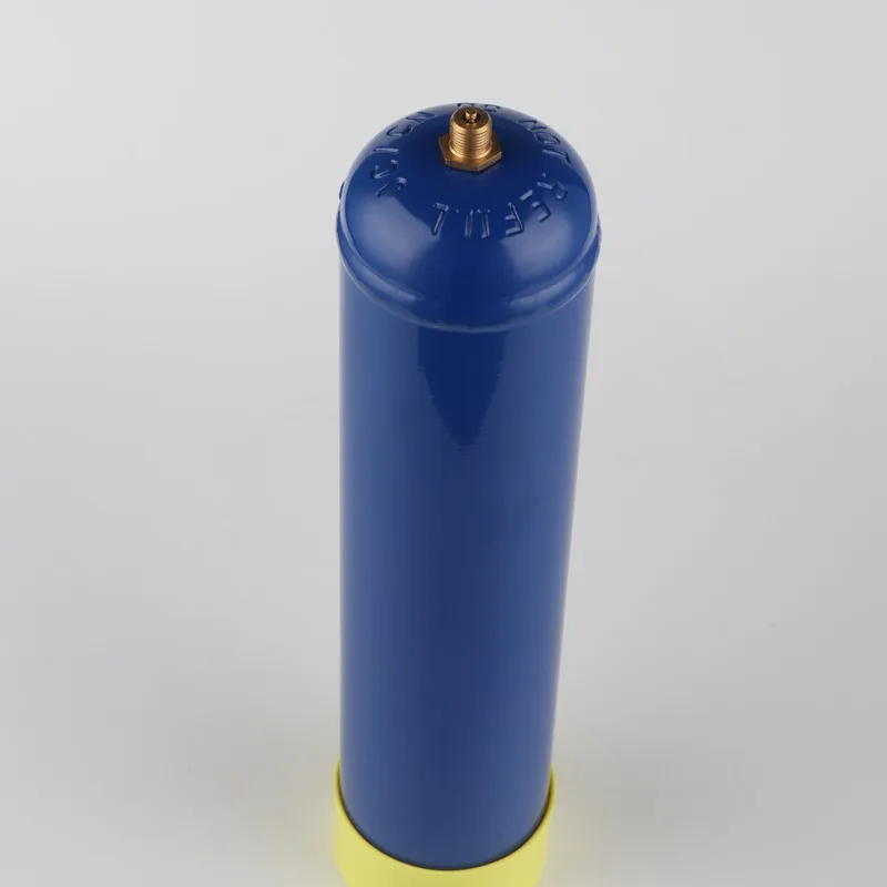 Hot selling oxygen cylinder 580g non refillable welding gas cylinder for sale