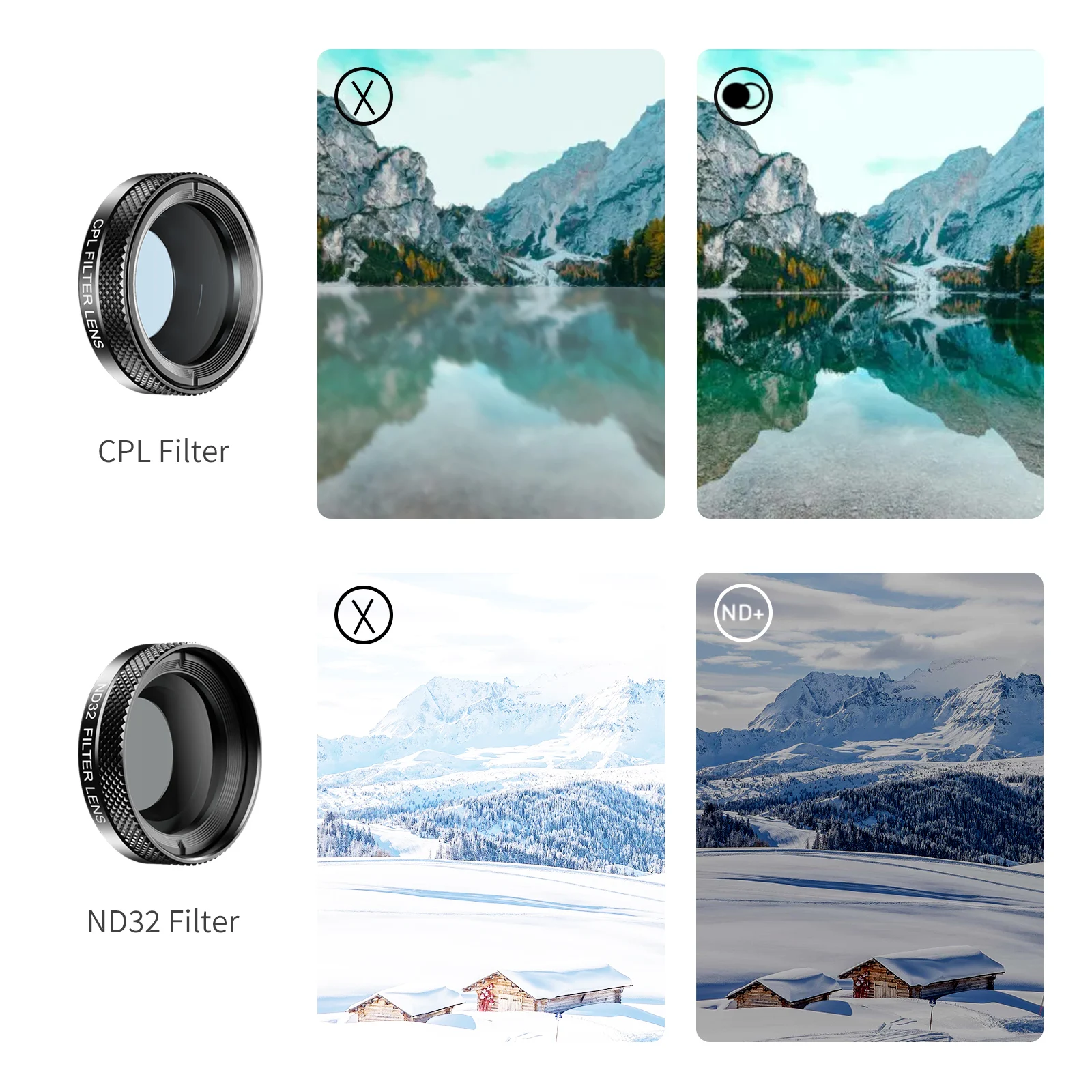 APEXEL 11 in 1 Phone Camera Lens Kit  Wide Angle Macro Fisheye Lens ND32 CPL Color Lens Compatible with Most of Smartphone