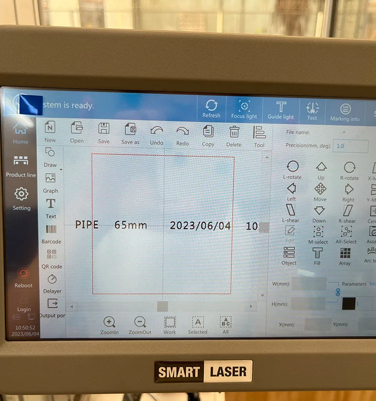 Good Price Beer can juice can date laser Printer Minghong Fly 20W 30W 50W fiber laser printer non consumables