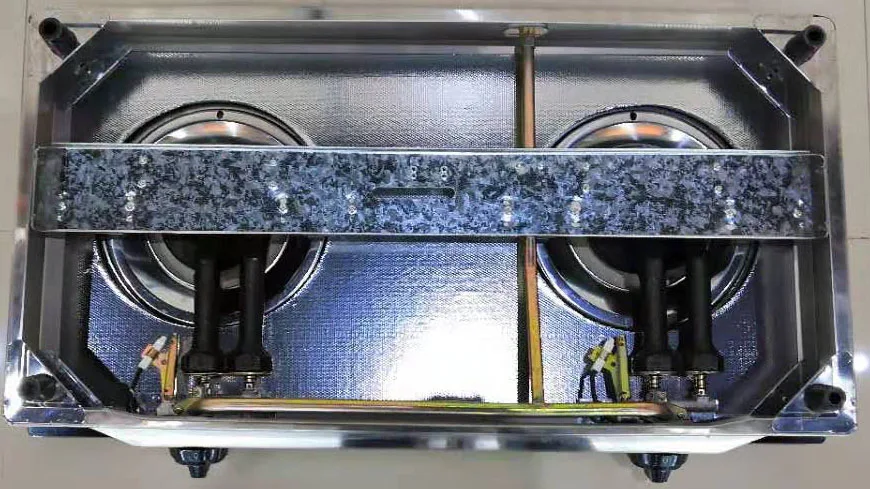 heavy duty double burner tempered glass Gas Cooktops LPG gas stove  2 burner Gas Stove