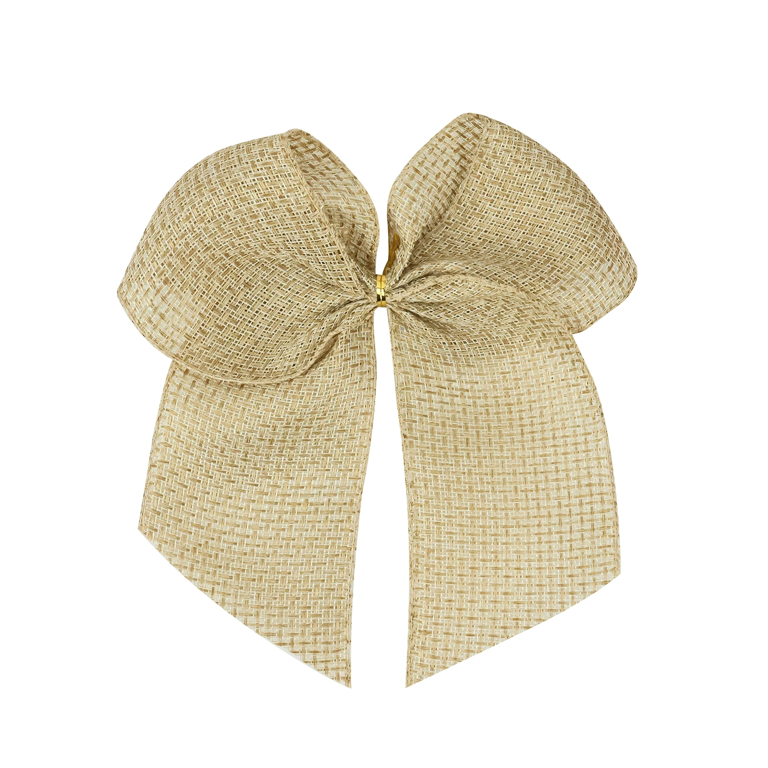 Custom Print Cheap Box Packing Buffalo Plaid Linen Tartan Wrapping Wire Ribbon For Fall Christmas Decoration